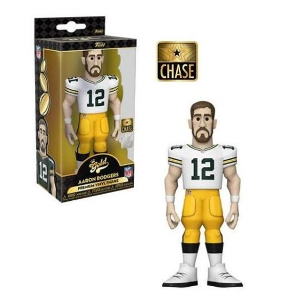 Aaron Rodgers (Green Bay Packers) Funko Gold 5" NFL CHASE - Picture 1 of 1